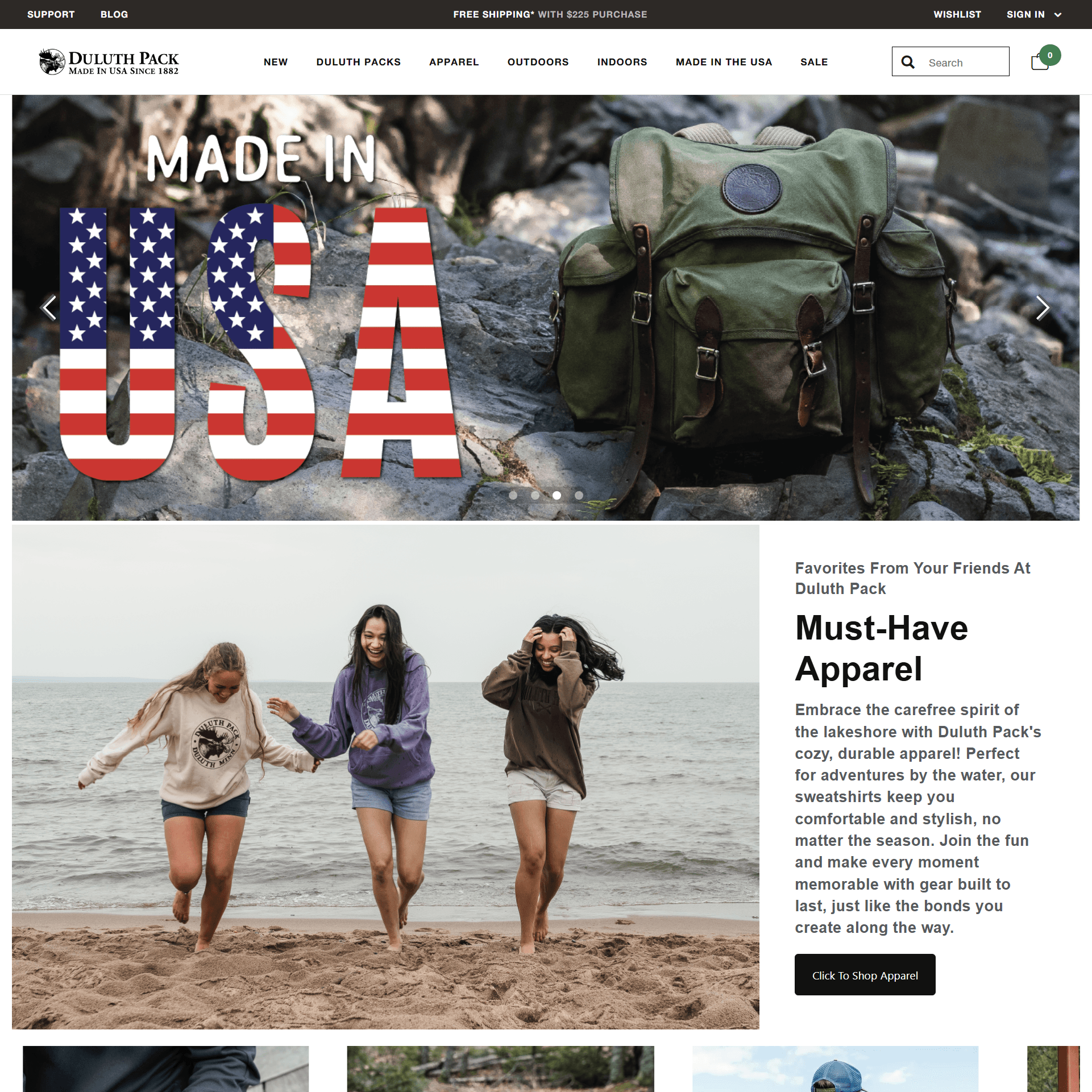 Duluth Pack store